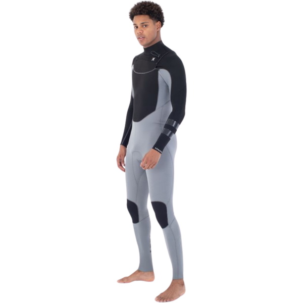2025 Hurley Mens Advant 3/2mm Chest Zip Wetsuit MFS0013322 - Iron Ore